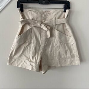 Rag & Bone ecru shorts